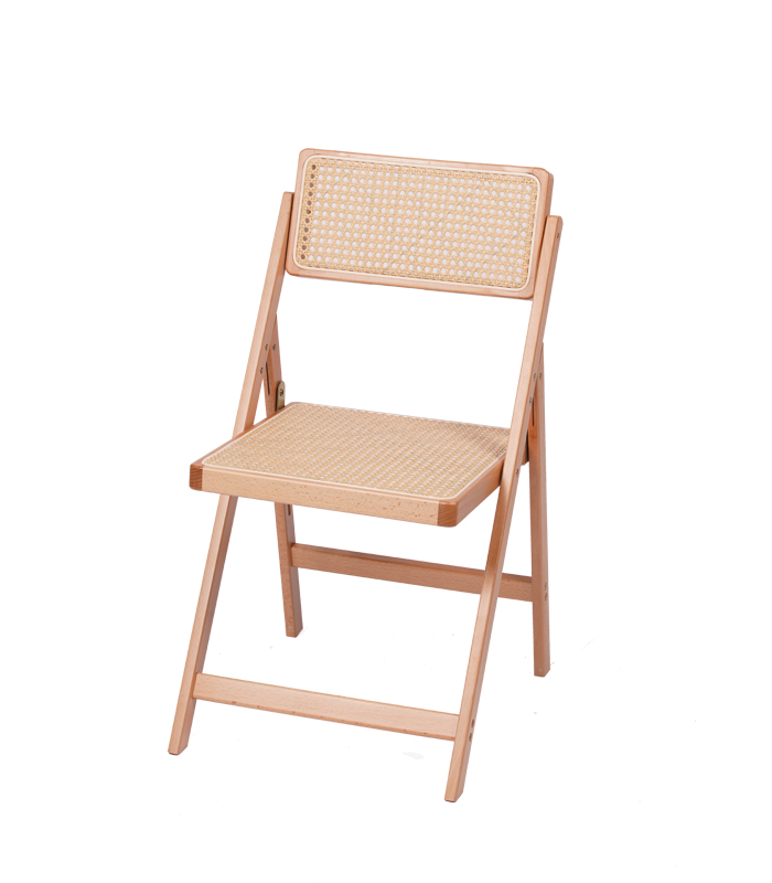 Wicker Folding Chair view 2